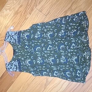 Lucky🍀 Brand Floral💐 Print Sleeveless Top